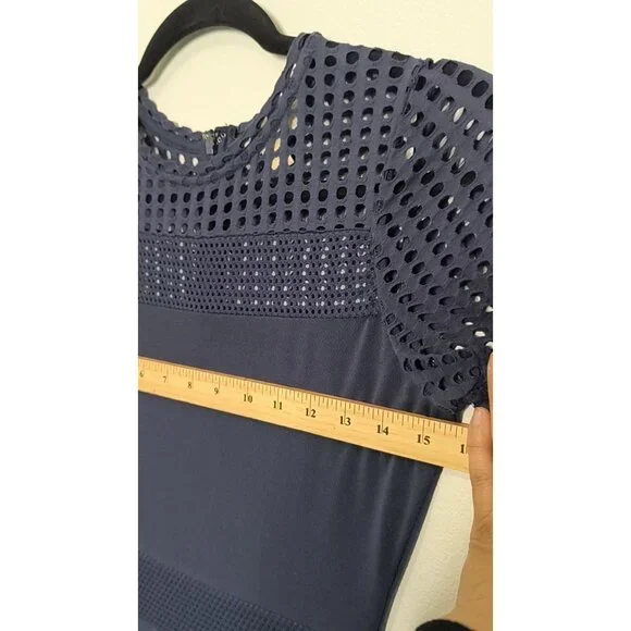 Michael Kors Sheat Women Dress SIze XS Navy Blue - Picture 7 of 12